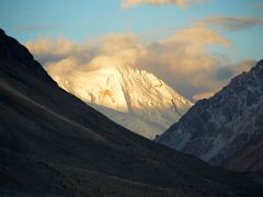39 Sunrise On Mountain Close Up Southwest Of Sughet Jangal K2 North Face China Base Camp